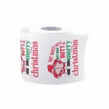 Christmas Toilet Roll Paper for Home Decor, Santa Claus Bath, Xmas Supplies, Tissue Roll, 10x10cm, 1Pc