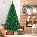 7Ft Artificial PVC Christmas Tree W/Stand Holiday Season Indoor Outdoor Green